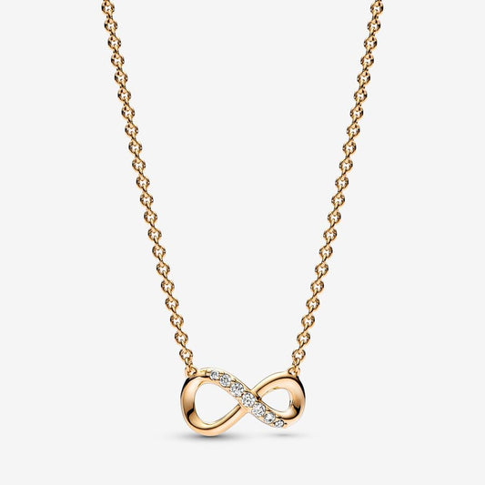 Pandora Sparkling Infinity Collier Necklace 19.7 in